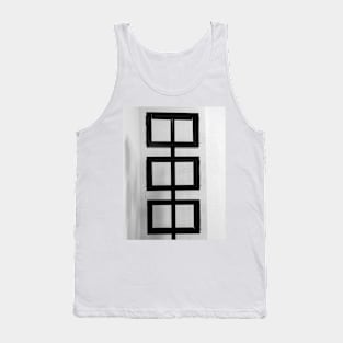 Abstract Squares Design Tank Top